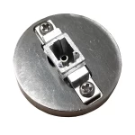 LC/APC Connector Hand Polish Puck - Stainless Steel