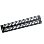 Signamax 48 Port Unloaded Patch Panel - Accepts Keystone Jacks