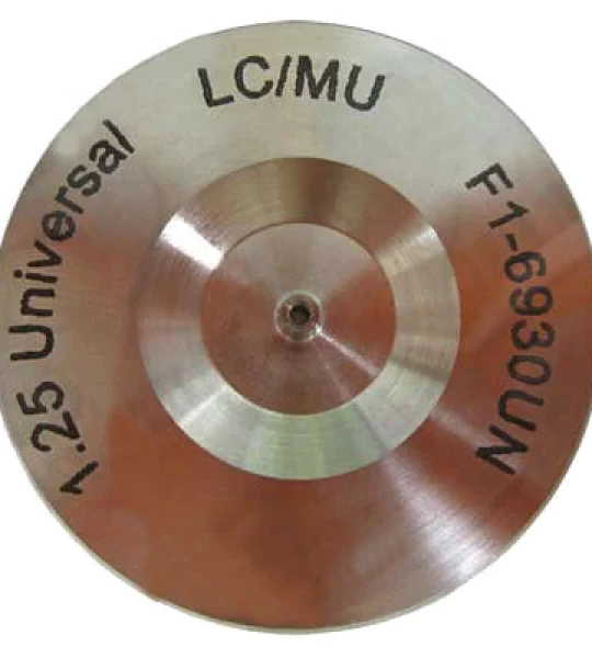 LC/MU Connector Hand Polish Puck - Stainless Steel