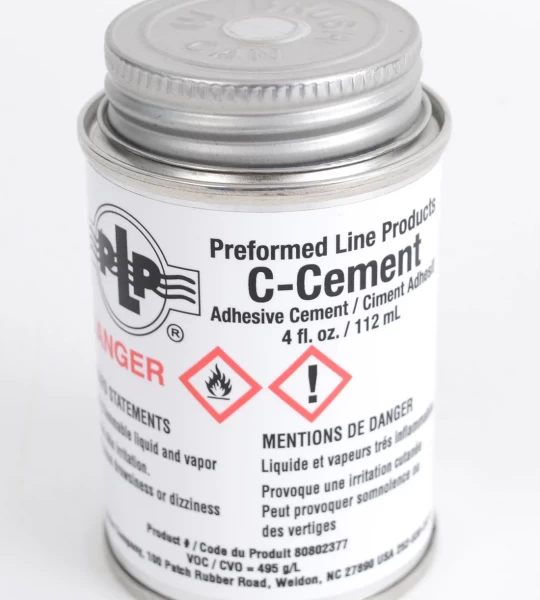 Adhesive C Cement 4 Oz Can With Cap-Mounted Brush, Not For Air Shipment