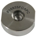 FC/APC Connector Hand Polish Puck - Stainless Steel