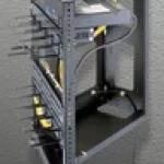 Swing Gate Wall Mount Racks 38.5" Overall Height, 35"(20 Space) Racking Height, 18" Depth